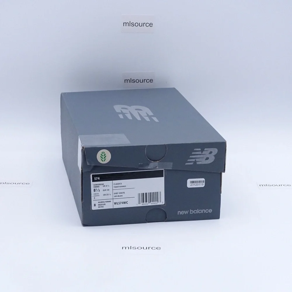 NEW New Balance 574 Sneakers WL574WC Grey/White/Floral - Picture 11 of 15